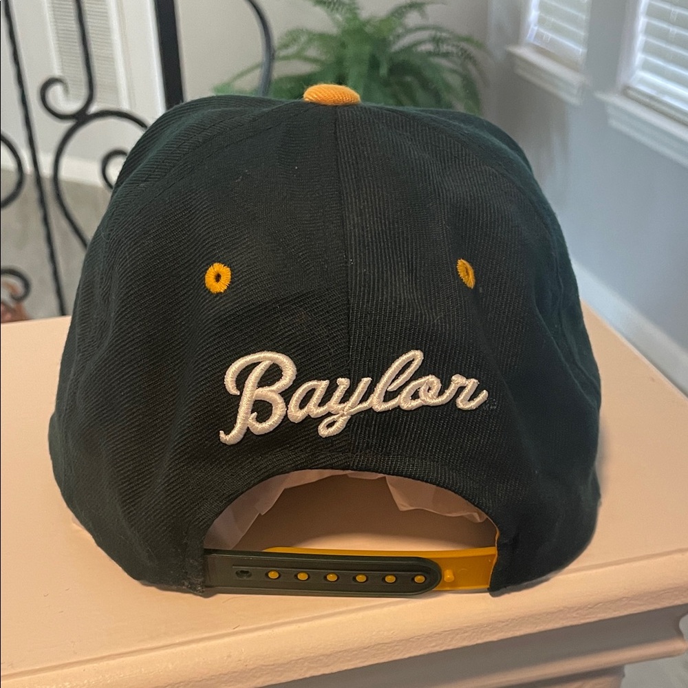 Baylor University Green and Gold Snapback Hat - Picture 3 of 7